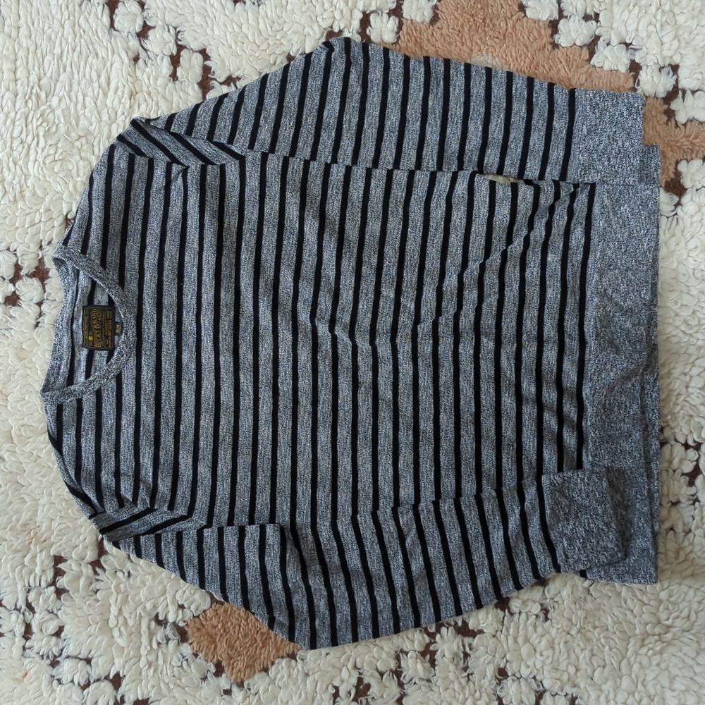 Lucky Brand Striped Cotton Sweater
